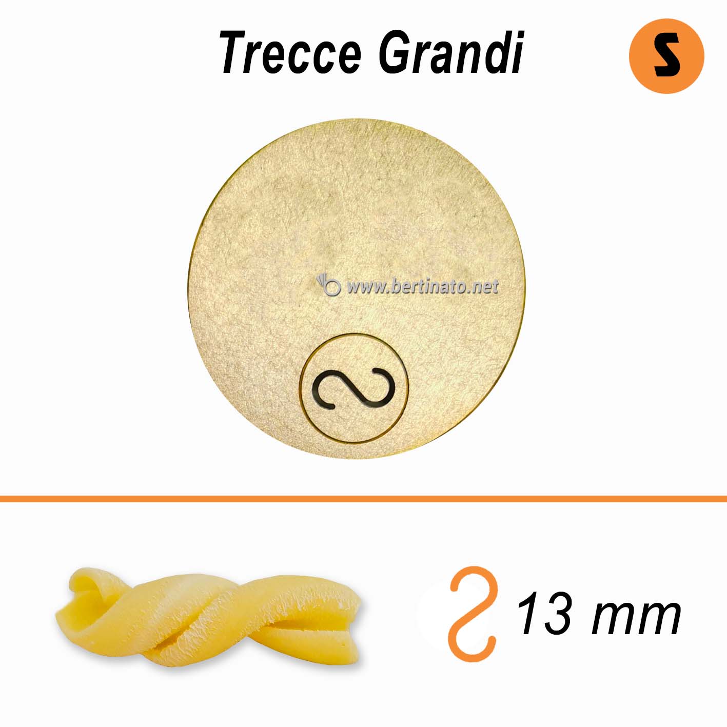 Trafila in Bronzo Speciale Cavatelli lisci - La Fattorina Macchina per fare  la pasta fresca