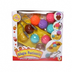 Dolce Pasticcini - Gioco Bambina Cibo  Dolcetti Torta Cucina Pentoline - Rosso Rosa Giallo Blu Marrone