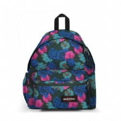 Eastpak Zaino Padded Zippl R 3A9 Mystical Dark 24lt Colore Nero con Fiori Blue Rosa Viola Verde Azzurro