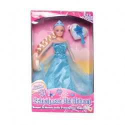 Principessa del Ghiaccio - Barbie Principessa Bambola Simile Frozen- Bambina - Azzurro Neve