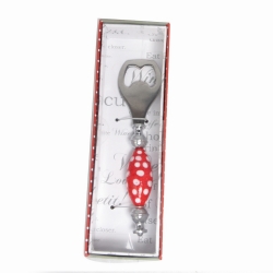 Apribottiglia Rosso Pois Bianchi - Regalo Natale - Gadget Natalizio