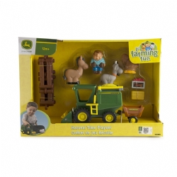 Tomy Farm - John Deere - La Fattoria - 1 Firts farming fun - Trattore Animali Contadino - Gioco Infanzia - Beb