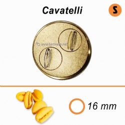 Trafila in Bronzo Speciale Cavatelli lisci - VIP/2 Macchina per fare la pasta fresca 