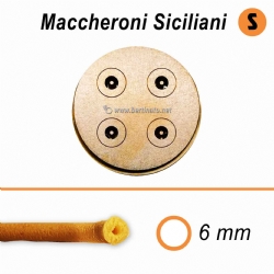 Trafila in Bronzo Speciale Maccheroni Siciliani Bucatini Lisci - VIP/2 Macchina per fare la pasta fresca 