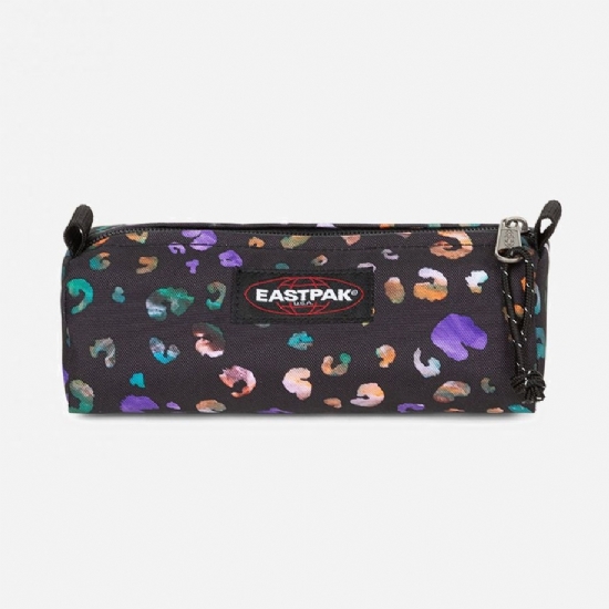 Eastpak  Astuccio Bustina Benchmark Single 6O5 Beastimal Black Colore Nero a macchie Rosa Arancione Bianco Verde Marrone Viola Azzurro - 1