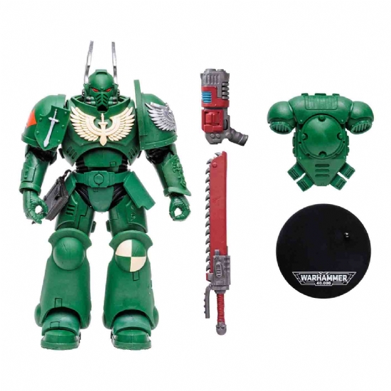 Giocattolo statua grande Space Marine Dark Angels Assault Intercessor da 18cm Warhammer 40000 Action Figure McFarlane Toys Games Workshop - 2