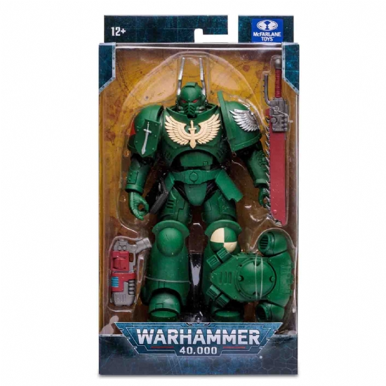 Giocattolo statua grande Space Marine Dark Angels Assault Intercessor da 18cm Warhammer 40000 Action Figure McFarlane Toys Games Workshop - 2