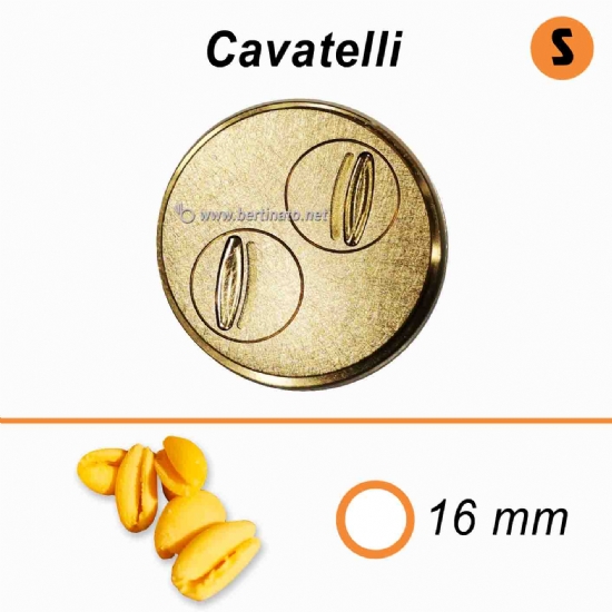 Trafila in Bronzo Speciale Cavatelli lisci - La Fattorina Macchina per fare la pasta fresca  - 1