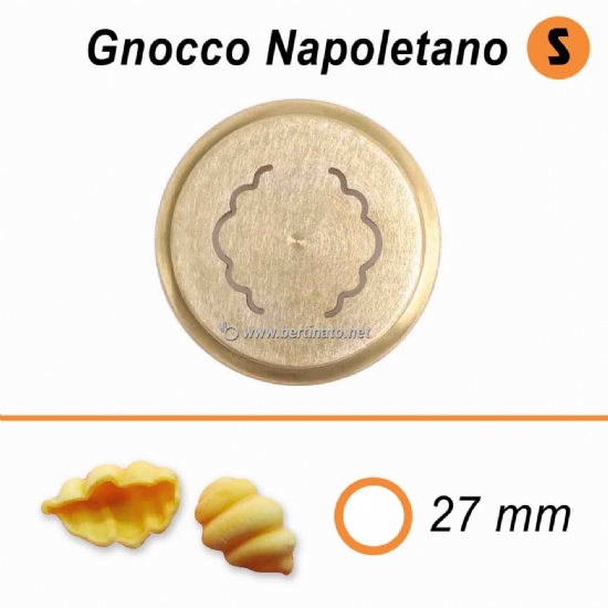 Trafila in Bronzo Speciale Gnocchi Napoletani - La Fattorina Macchina con tagliapasta automatico per fare la pasta fresca   - 1
