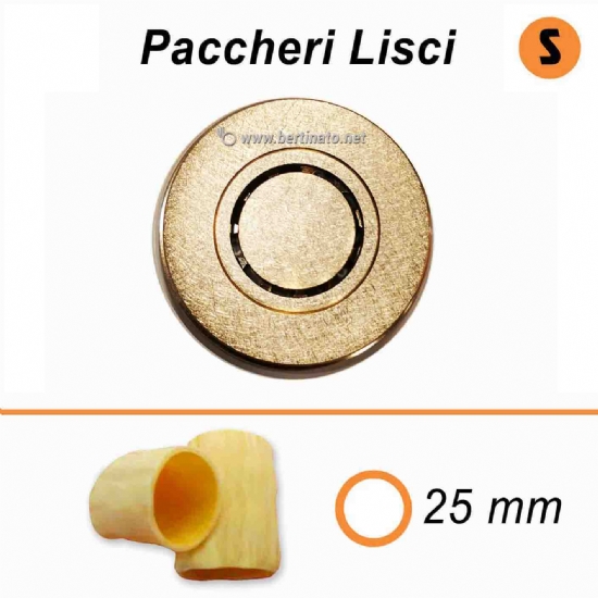 Trafila in Bronzo Speciale Paccheri Lisci - VIP/2 Macchina con tagliapasta automatico per fare la pasta fresca  - 1