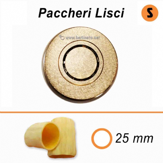 Trafila in Bronzo Speciale Paccheri Lisci - VIP/2 Macchina con tagliapasta automatico per fare la pasta fresca  - 2