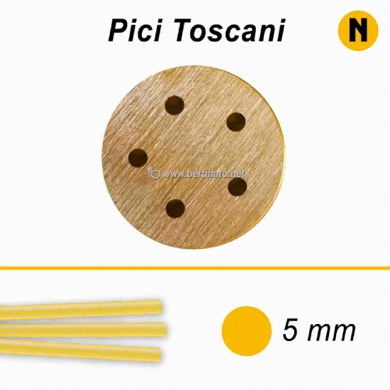 Trafila in Bronzo Speciale Pici toscani - La Fattorina Macchina per fare la pasta fresca  - 1