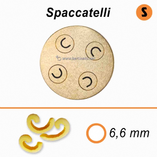 Trafila in Bronzo Speciale Spaccatelli - La Fattorina Macchina per fare la pasta fresca  - 1