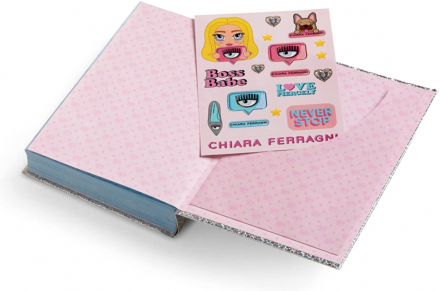 Diario Scolastico 16 mesi - 2021 2022 - CHIARA FERRAGNI - Scuola Fashion  Blogger - Boss Babe - Argento Rosa Nero