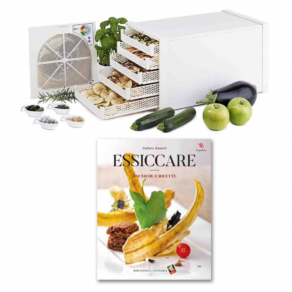 Libro Ricette per Essiccare con Essiccatore per alimenti Biosec Domus B5  ideale per funghi frutta verdura pasta - Tauro Essiccatori