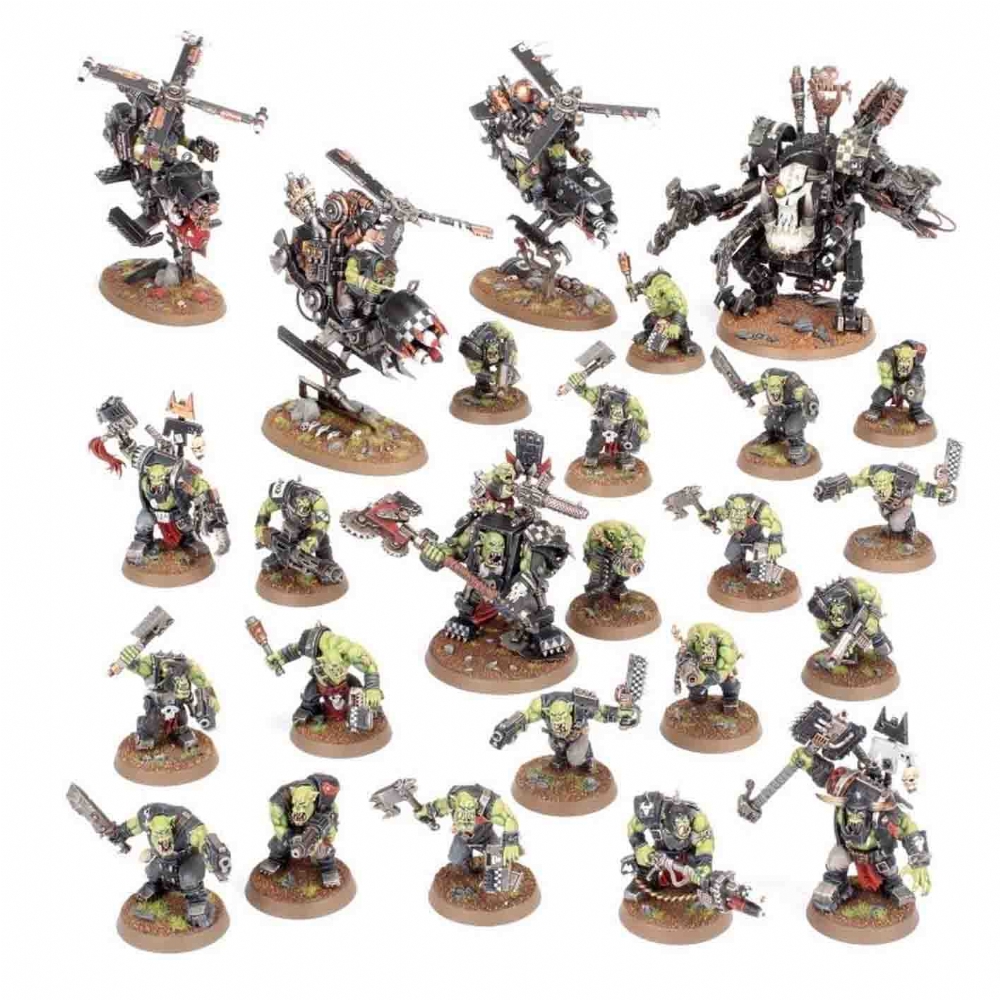 Miniature Warhammer Orchi Orks Combat Patrol Pattuglia da