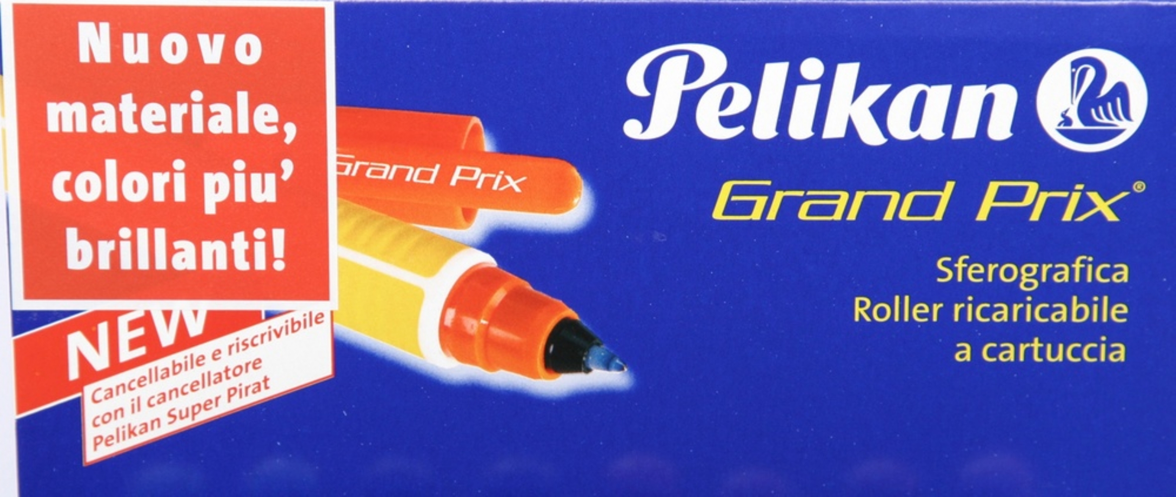 Kit penna sferografica Grand Prix, cancellino Super Pirat e 5 cartucce blu:  Penne stilografiche e sferografiche di Pelikan