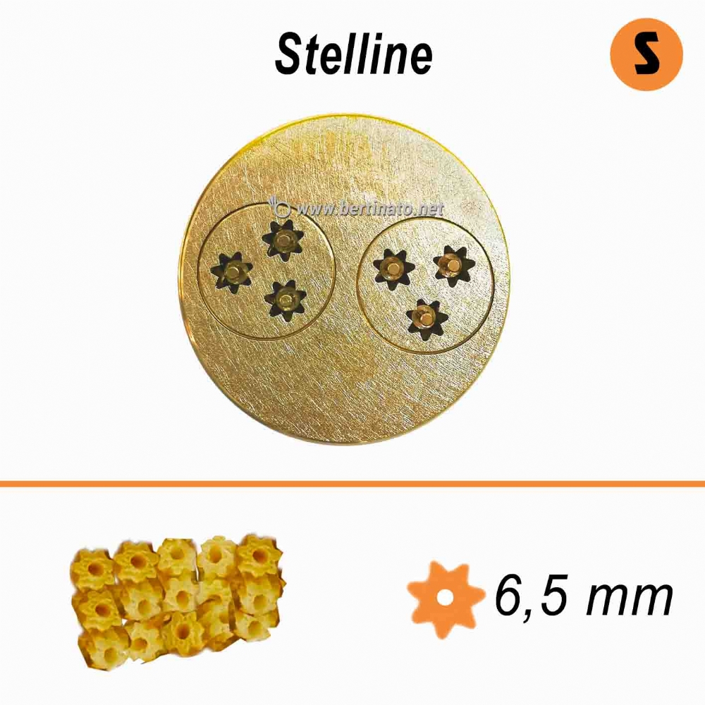 Trafila in Bronzo Speciale Stelline pastina per minestra brodo zuppa - La  Fattorina Macchina per fare la pasta fresca